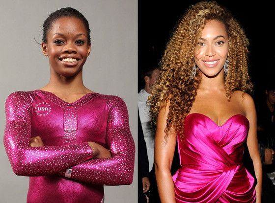 Gabby Douglas, Beyonce Knowles Gabby Douglas, Beyonce Knowles